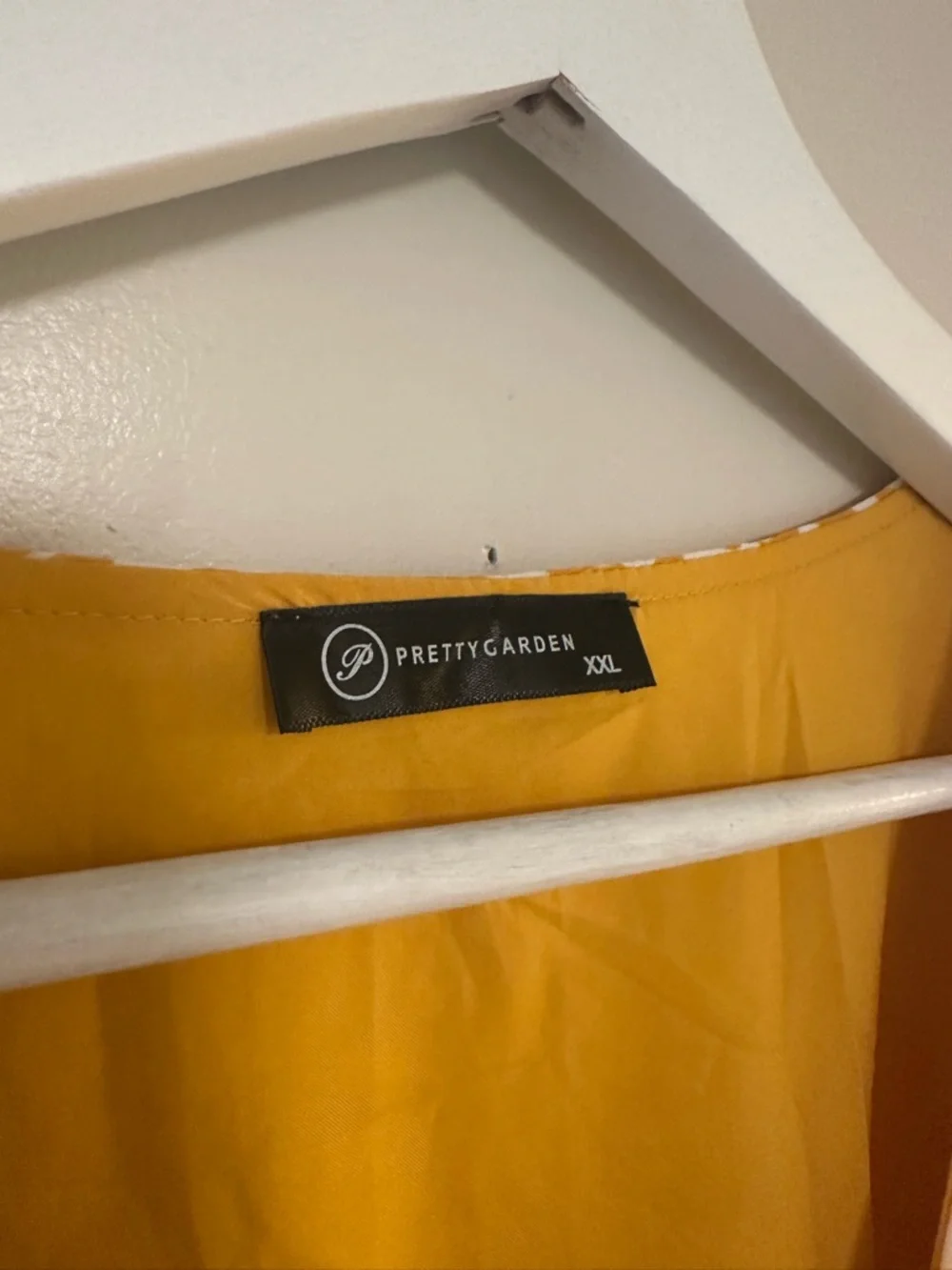 Flutter Sleeve Mustard Floral Maxi Dress - Picture 2 of 3